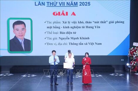 Thông tấn xã Việt Nam đoạt Giải A Giải báo chí Nguyễn Văn Linh năm 2025