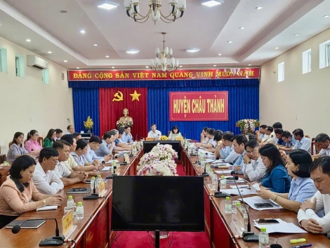 Châu Thành: Bảo đảm các điều kiện để đưa vào vận hành xã mới theo quy định
