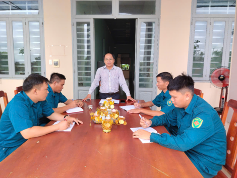 Chỉ huy trưởng Ban Chỉ huy Quân sự xã Tiên Thuận Nguyễn Chí Hoà: Học tập và làm theo Bác để phụng sự Tổ quốc phục vụ nhân dân tốt hơn