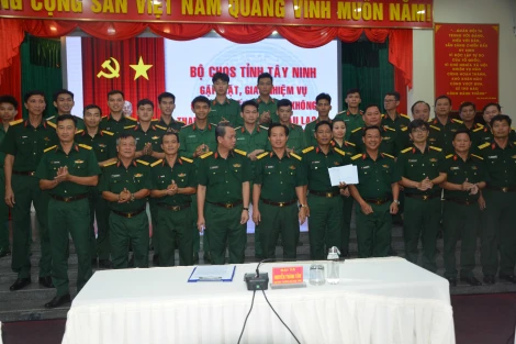 Bộ Chỉ huy Quân sự tỉnh: Giao nhiệm vụ đội võ chiến đấu tay không tham gia hội thao các câu lạc bộ võ thuật toàn quân năm 2025