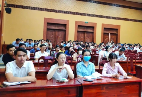 Châu Thành: Tập huấn sử dụng hệ thống thông tin giải quyết thủ tục hành chính và quản lý văn bản