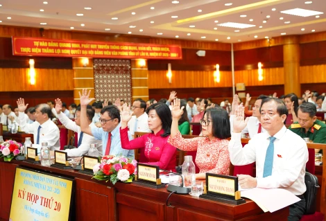 Kỳ họp thứ 21 HĐND tỉnh diễn ra vào ngày 20.6.2025