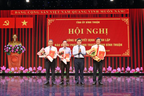 Ông Lê Huy Toàn làm Tổng Biên tập Báo và Đài PTTH Bình Thuận