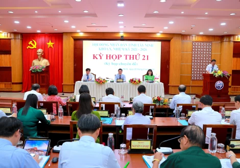 Khai mạc kỳ họp thứ 21 (kỳ họp chuyên đề) của HĐND tỉnh khoá X