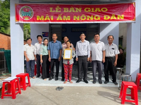Gò Dầu: 6 tháng đầu năm 2025, trao tặng 4 căn nhà "Mái ấm nông dân"