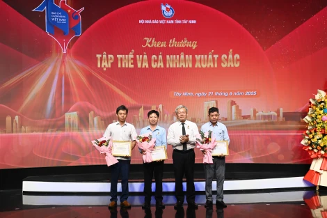 Hội Nhà báo tỉnh Tây Ninh: Họp mặt kỷ niệm 100 năm Ngày Báo chí cách mạng Việt Nam