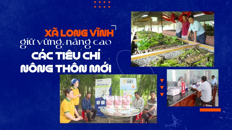 Xã Long Vĩnh giữ vững, nâng cao các tiêu chí nông thôn mới