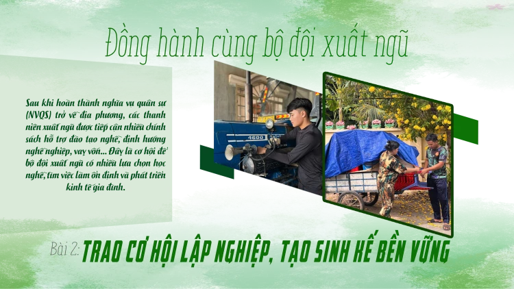 Bài 2: Trao cơ hội lập nghiệp, tạo sinh kế bền vững