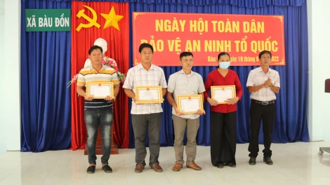 Xã Bàu Đồn: Tăng cường tiềm lực quốc phòng – an ninh, xây dựng nền tảng chính trị vững chắc