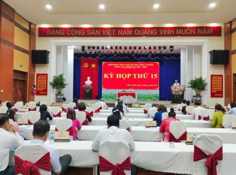 Kỳ họp thứ 15 HĐND huyện Châu Thành: Thông qua nhiều nội dung quan trọng