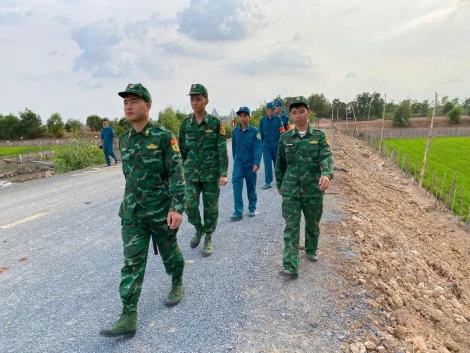 Chốt dân quân thường trực: Điểm tựa của người dân nơi biên giới