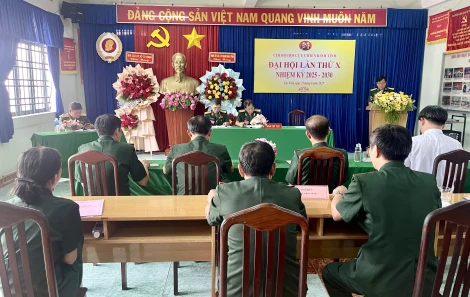 Hội Cựu chiến binh tỉnh: Đại hội chi bộ thứ X, nhiệm kỳ 2025-2030