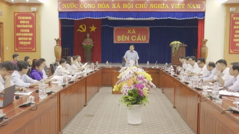 Bến Cầu: Bàn giao chức năng, nhiệm vụ từ cấp huyện về cấp xã theo hướng tinh gọn, hiệu quả