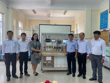 Trường Cao đẳng nghề Tây Ninh: Hiệu quả từ những sáng kiến thiết bị đào tạo tự làm