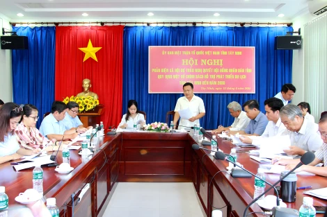 Hoạt động giám sát, phản biện xã hội của MTTQ Việt Nam và các tổ chức chính trị - xã hội tỉnh ngày càng thực chất