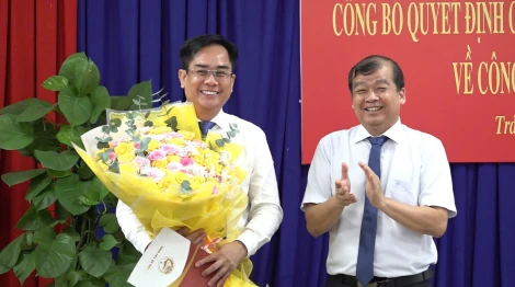 Ông Đoàn Minh Long được điều động đến nhận công tác tại Sở Ngoại vụ