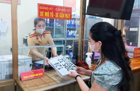 Ký hiệu biển số xe được cấp như thế nào sau hợp nhất tỉnh, thành từ 1-7?