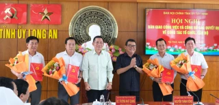 Ban Nội chính Tỉnh ủy Tây Ninh công bố các quyết định về công tác tổ chức, cán bộ