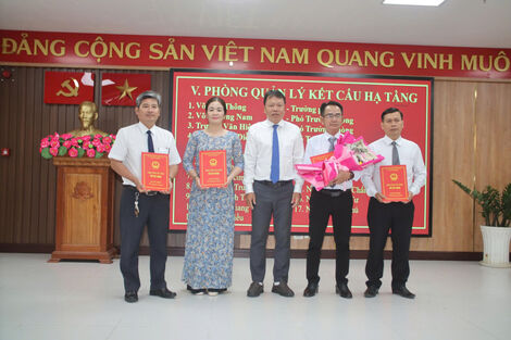 Sở Xây dựng tỉnh Tây Ninh công bố quyết định về công tác cán bộ