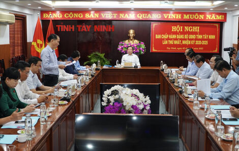 Đảng bộ UBND tỉnh Tây Ninh có 58 tổ chức đảng trực thuộc