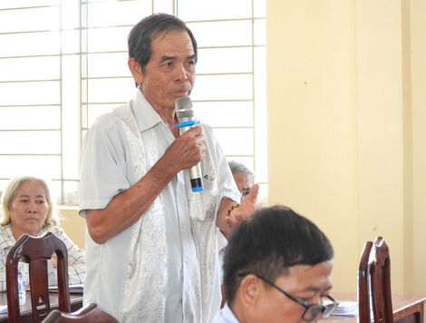 Xã Cần Giuộc công bố quyết định phê duyệt phương án bồi thường xây dựng cầu, đường dẫn vào cầu trên Đường tỉnh 827E