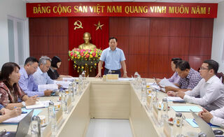 Phó Chủ tịch UBND tỉnh - Phạm Tấn Hòa thăm, làm việc với Sở Khoa học và Công nghệ