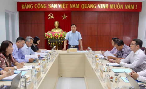 Phó Chủ tịch UBND tỉnh - Phạm Tấn Hòa thăm, làm việc với Sở Khoa học và Công nghệ