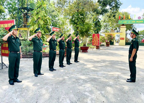 Ngày Điều lệnh ở Đồn Biên phòng Sông Trăng