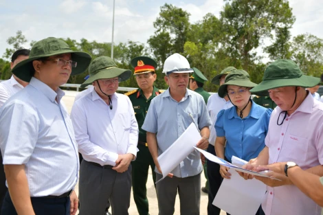 Bí thư Tỉnh ủy – Nguyễn Văn Quyết khảo sát thực tế các Cửa khẩu Quốc tế và tiến độ triển khai dự án đường cao tốc TP.HCM - Mộc Bài