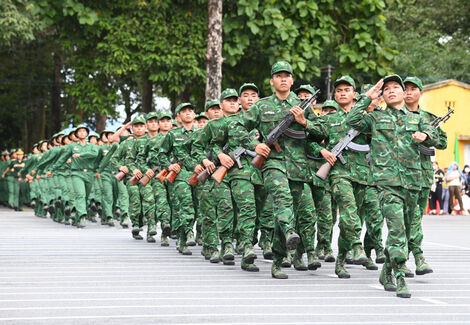 Chiến sĩ mới Bộ đội Biên phòng Tây Ninh về các đồn biên phòng nhận nhiệm vụ