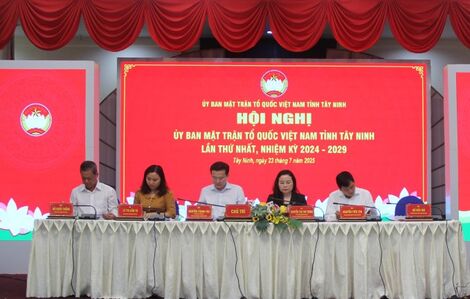 Ủy ban Mặt trận Tổ quốc Việt Nam tỉnh hội nghị lần thứ nhất, nhiệm kỳ 2024 - 2029