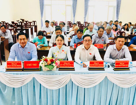 Hội nghị Ban Chấp hành Đảng bộ xã Tân Tập lần thứ 2