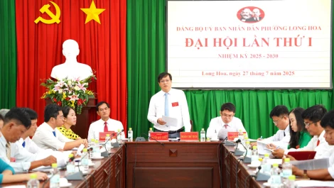 Đại hội Đảng bộ UBND phường Long Hoa lần thứ I, nhiệm kỳ 2025-2030
