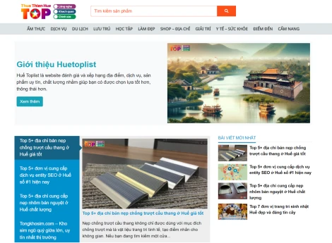 Huế Toplist: Trang thông tin địa phương uy tín, cập nhật mỗi ngày
