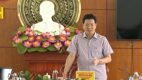 Phó Bí thư Thường trực Tỉnh ủy Nguyễn Mạnh Hùng làm việc với Báo và phát thanh, truyền hình Tây Ninh