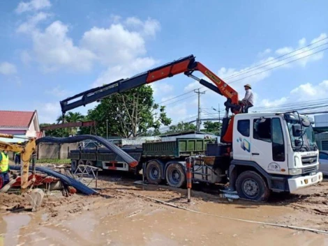 Thuê xe cẩu ở Hóc Môn uy tín tại Xe Cẩu Xuân Mười