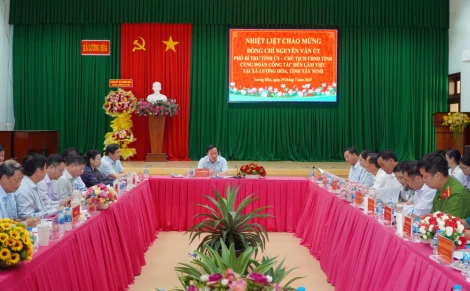 Xã Lương Hòa phải chủ động phục vụ người dân và phát triển kết cấu hạ tầng