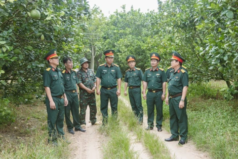 Bộ Chỉ huy Quân sự tỉnh Tây Ninh kiểm tra công tác quản lý, sử dụng đất quốc phòng