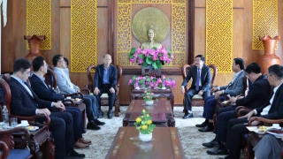 Chủ tịch Tập đoàn Cobi chào xã giao lãnh đạo tỉnh Tây Ninh