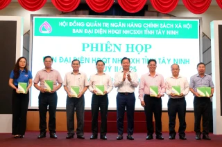 Ban đại diện Hội đồng Quản trị Ngân hàng Chính sách xã hội tỉnh Tây Ninh họp phiên đầu tiên, định hướng nhiều giải pháp quan trọng sau sáp nhập