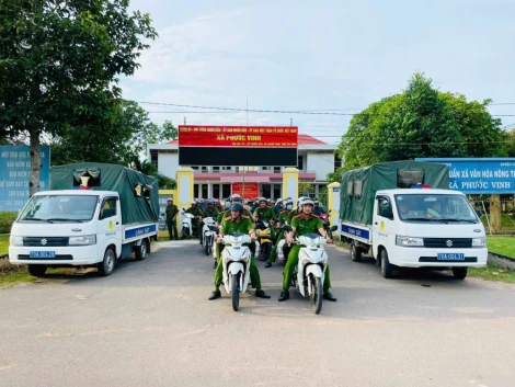 Quyết tâm giữ vững an ninh, trật tự ở xã biên giới