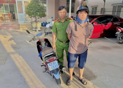 Bắt nhanh đối tượng trộm cắp đang lẩn trốn