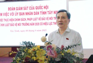 Đoàn giám sát của Quốc hội làm việc với UBND tỉnh Tây Ninh về việc thực hiện chính sách, pháp luật về bảo vệ môi trường