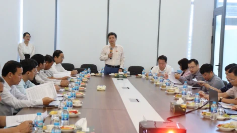Đoàn giám sát của Quốc hội khóa XV làm việc tại tỉnh Tây Ninh về việc thực hiện chính sách, pháp luật về bảo vệ môi trường