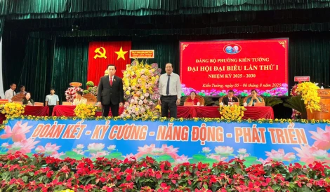 Đồng chí Lê Thanh Đông được chỉ định giữ chức Bí thư Đảng ủy phường Kiến Tường, nhiệm kỳ 2025-2030