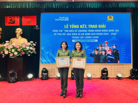 Tây Ninh đoạt giải A cuộc thi tìm hiểu về Chương trình hành động quốc gia về phụ nữ, hòa bình và an ninh