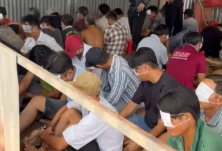 Tây Ninh: Bắt quả tang 51 đối tượng đánh bạc