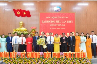 Đồng chí Nguyễn Anh Việt được chỉ định giữ chức vụ Bí thư Đảng ủy phường Tân An