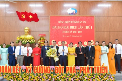 Đồng chí Nguyễn Anh Việt được chỉ định giữ chức vụ Bí thư Đảng ủy phường Tân An