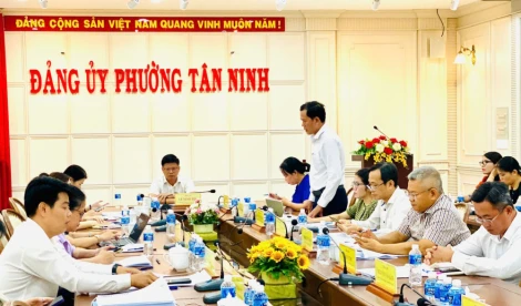 Phường Tân Ninh: Vận hành ổn định bộ máy theo mô hình mới, sẵn sàng cho Đại hội Đảng bộ lần thứ I